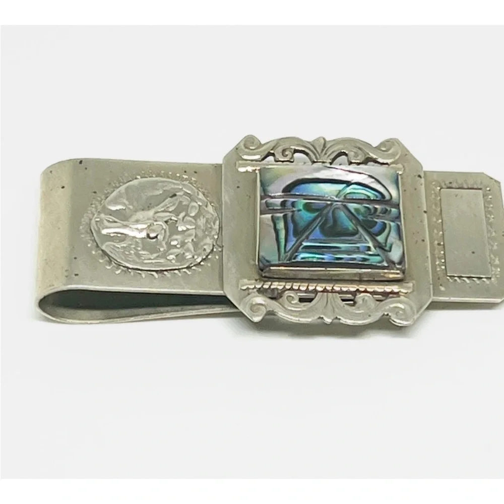 Vintage Sterling Silver Taxco Money Clip